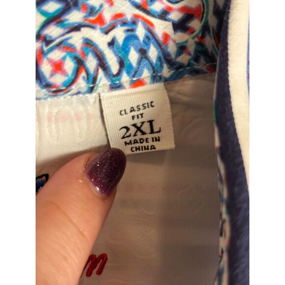 Robert Graham Men's Size 2XL Blue Stripe Flip Collar & Cuff Button Shirt XXL - Picture 4 of 10